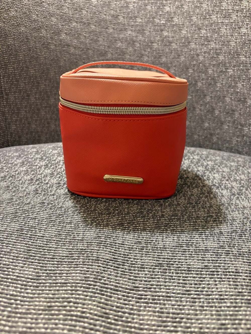 Michael Kors Saffiano Leather Cosmetic Train Case